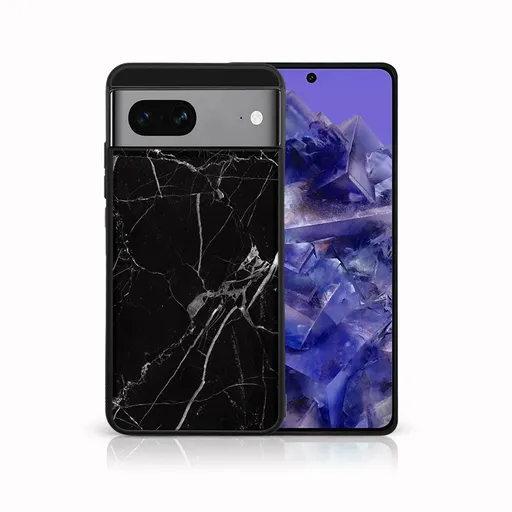 MY ART Ochranný kryt pre Google Pixel 8a BLACK MARBLE (142)