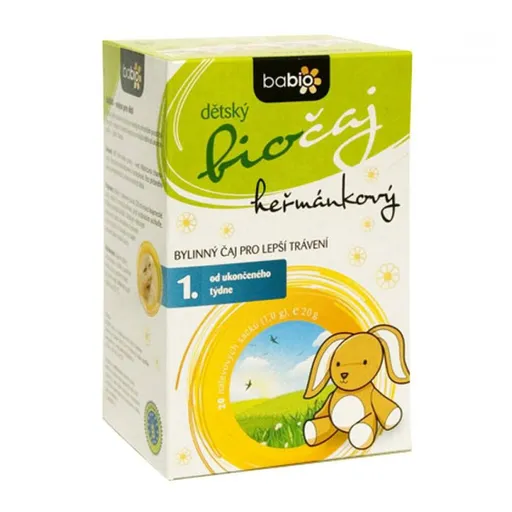 BABIO Detský čaj kamilkový BIO 20x1,5 g