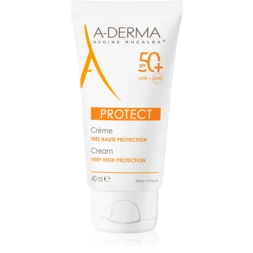 A-Derma Protect Cream ochranný krém pre normálnu a suchú pleť SPF 50+ 40 ml