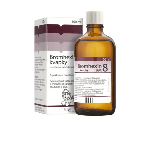 BROMHEXIN 8-Kvapky KM 8 mg/ml 100 ml