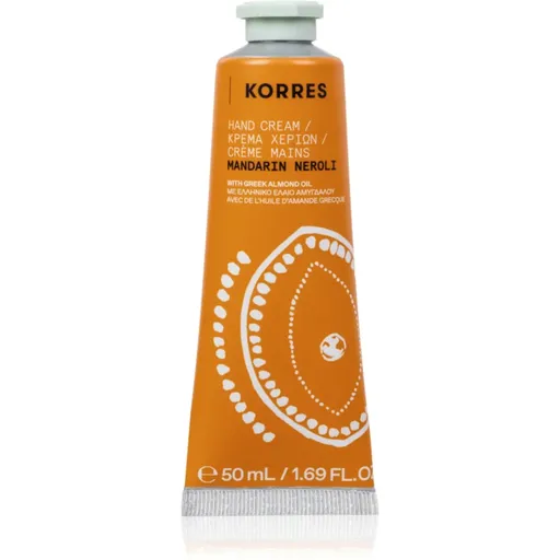 Korres Mandarin Neroli hydratačný krém na ruky s mandľovým olejom 50 ml