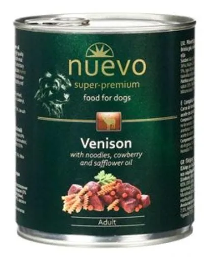 Nuevo Dog Adult Venison Menue 6 x 800 g