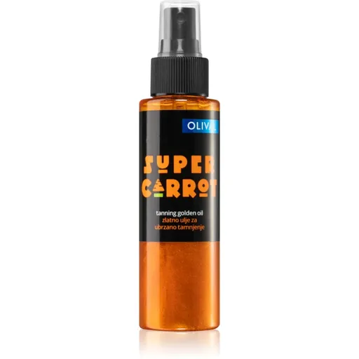 Olival SUPER Carrot Golden Oil olej s trblietkami urýchľujúci opaľovanie 100 ml