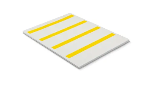 Partex PWL2518057D9SM omotávací štítky 25,4x57 mm, bílé A4, 10x35ks