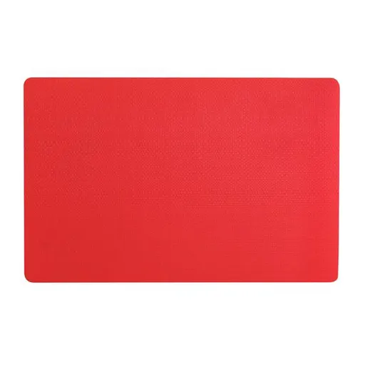 Plastové prestieranie TORO 28,5x44cm červené
