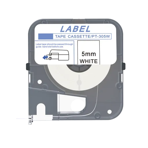 Max LM-305W, 5mm x 8m, biela kompatibilná páska