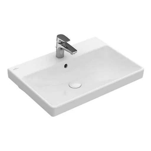 Villeroy & Boch Avento umývadlo 60x47 cm otvor pre batériu uprostred 41586001 GLACERAAVU117