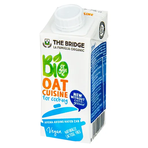 THE BRIDGE Ovsená alternatíva smotany na varenie 200 ml BIO