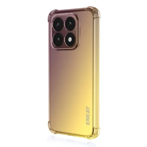 ENKAY GRADIENT Ochranný obal pre Xiaomi 15T PURPLE GOLD