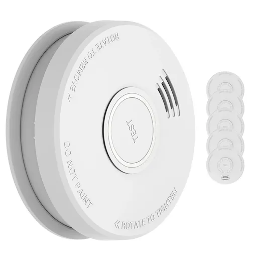 SHD by oneConcept Detektor dymu DOF19, plast, výstražný signál: 85 dB, 9V na batérie