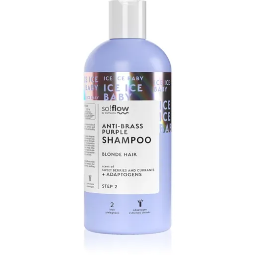 so!flow Cooling Shampoo Blonde Hair fialový šampón neutralizujúci žlté tóny 300 ml