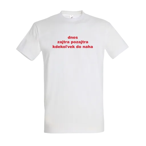 Call Dominika tričko Všade a stále Biela S