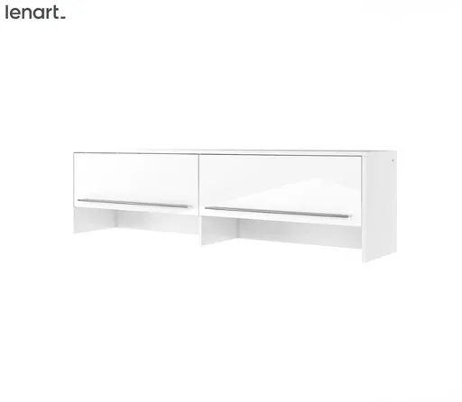 Dig-net nábytok Nadstavec na sklápaciu posteľ Lenart CONCEPT PRO CP-09 | biely lesk