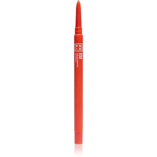 3INA The Automatic Lip Pencil kontúrovacia ceruzka na pery odtieň 232 Hot coral 0.35 g