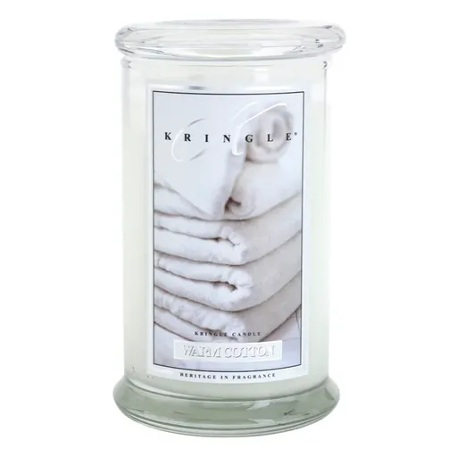 Kringle Candle Warm Cotton vonná sviečka 624 g