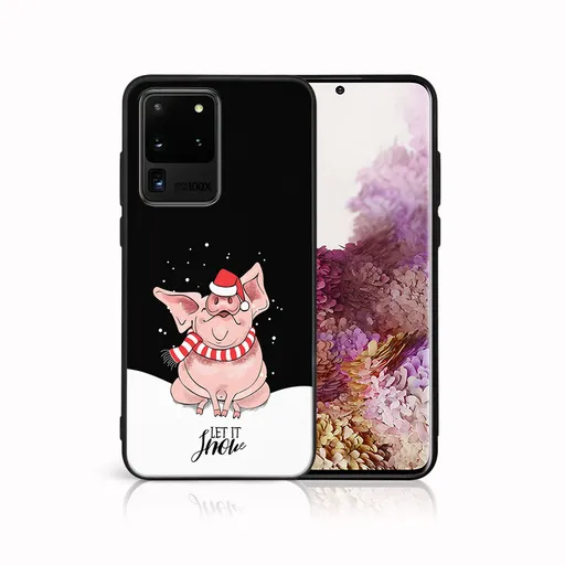 MY ART Kryt s vianočným dizajnom Samsung Galaxy S20 Ultra LET IT SNOW (075)
