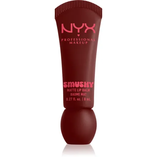 NYX Professional Makeup Smushy Matte Lip Balm balzam na pery s matným efektom odtieň Smudge Fudge 8 ml