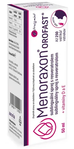 Menoraxon OROFAST sublingválny sprej s resveratrolom 50 ml