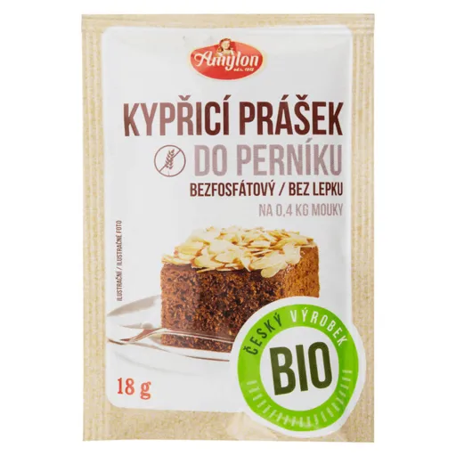 AMYLON BIO Kypriaci prášok do perníka bez lepku 18 g