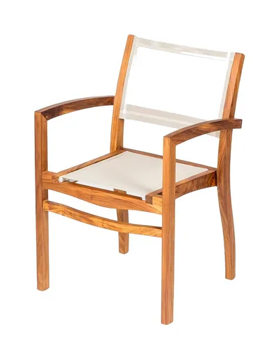 DEOKORK Teakové kreslo ROMA