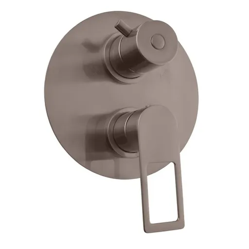 RAV SLEZÁK Nil sprchová a vaňová batéria vrátane podomietkového telesa kartáčovaná metal grey NL287.3MGK