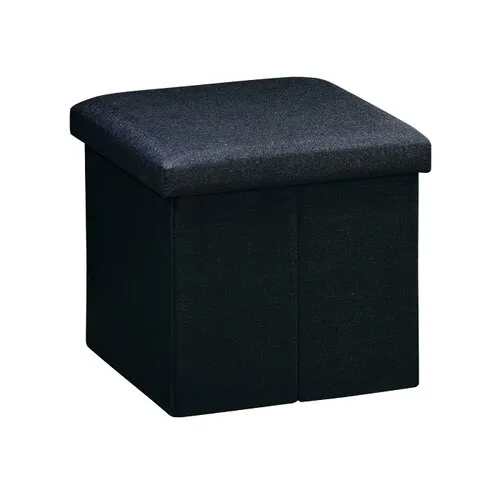 Kesper 15955 Taburet, čierna, 38 x 38 x 38 cm