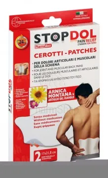 Pharmadoct STOPDOL Náplasti proti bolesti 2ks XXL 17 × 21,8 cm