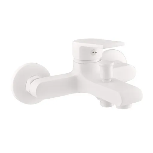 Vaňová batéria RAV SLEZÁK Colorado bez sprchového setu 150 mm Biela matná CO154.5BMAT