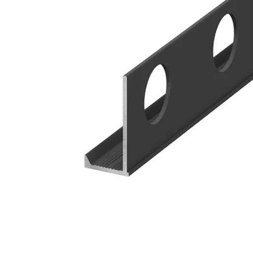 Lišta ukončovací "L" Eviso mat, hliník komaxit, dĺžka 270 cm, výška hrany 10 mm, ALAN0410