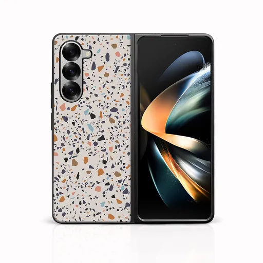 MY ART Ochranný kryt pre Samsung Galaxy Z Fold6 5G BEIGE TERRAZZO (162)
