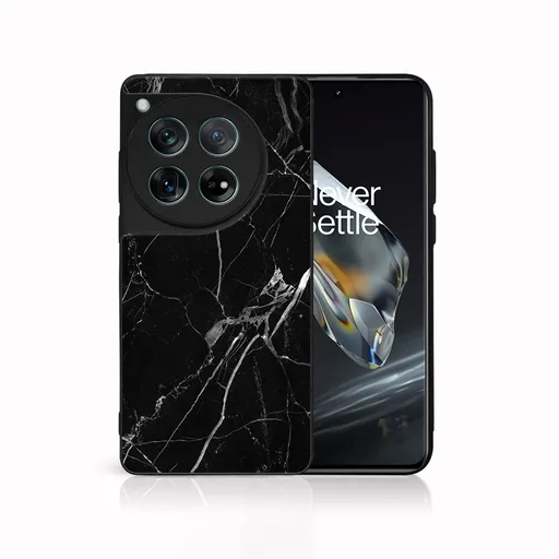 MY ART Ochranný kryt pre OnePlus 12 BLACK MARBLE (142)