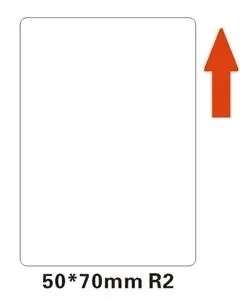 Niimbot A2A18918301, 50x70mm, 110ks, biele samolepiace štítky