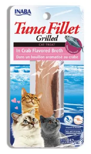 INABA Cat Grilled Tuna Fillet v krabom vývare 15 g