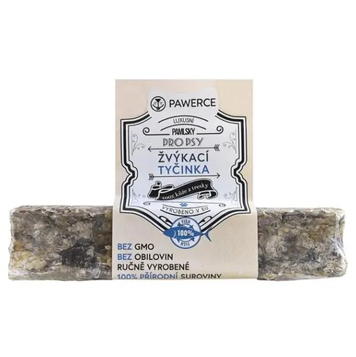 PAWERCE žuvacia tyčinka pre psov z tresky 12 cm