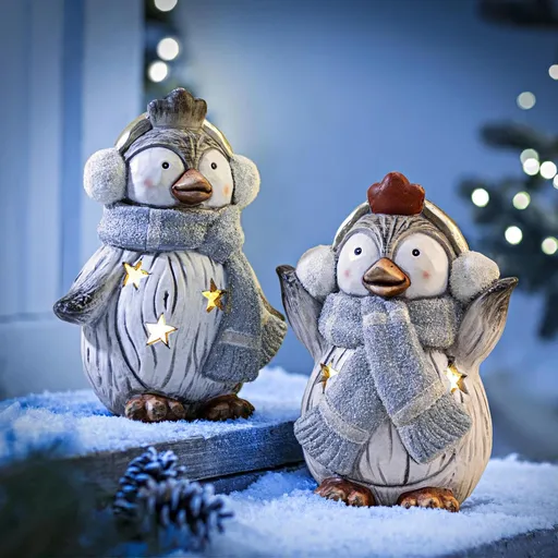 Weltbild LED Figurky Tučňáci Hitty a Yuki, sada 2 ks