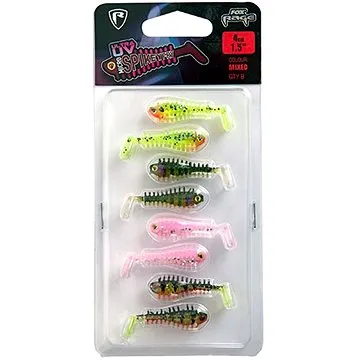 FOX Rage Micro Spikey Fry Ultra UV 4 cm Mixed Colours 8 ks (5056212123322)
