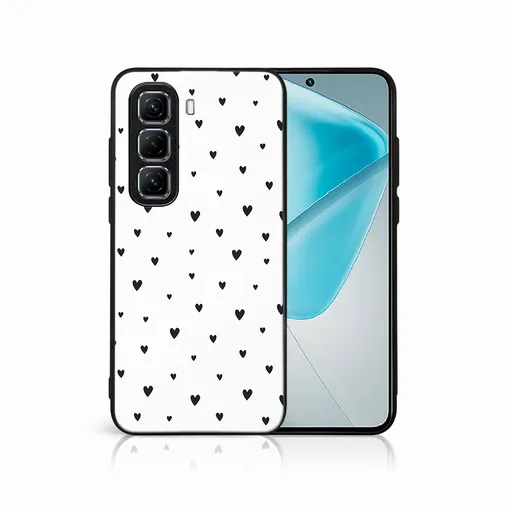 MY ART Ochranný kryt pre Infinix Hot 50 5G BLACK HEARTS (167)