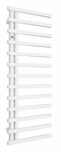 HOPA - Kúpeľňový radiátor DARVEL biela farba - Farba radiátora - Biela, Rozmer radiátora - 600 × 1730 mm, výkon 799 W, Typ pripojenia - Spodný 50 mm RADDAV601735