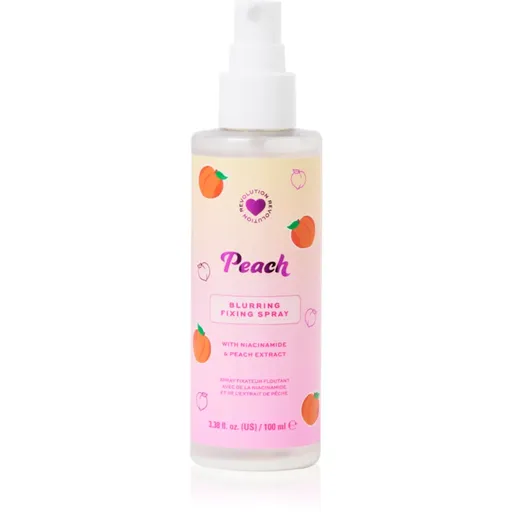 I Heart Revolution Peach Mattifying Fixing Spray zmatňujúci fixačný sprej na make-up odtieň Peach 100 ml