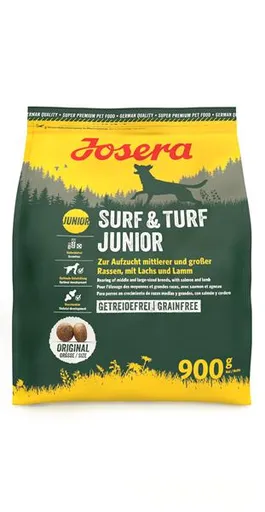 Josera Dog Surf&Turf Junior granule pre psy 900g