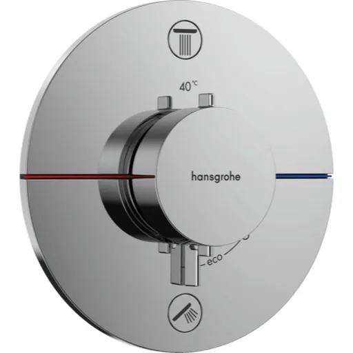 Hansgrohe ShowerSelect Comfort S sprchová a vaňová batéria bez podomietkového telesa chróm 15556000