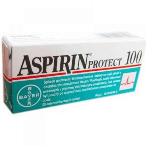 ASPIRIN PROTECT 100 enterosolventné tablety 20 kusov