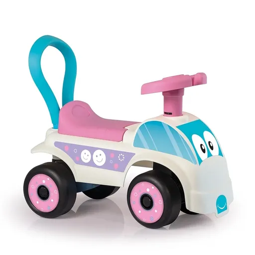 Dolu Odrážadlo auto, bielo-ružová