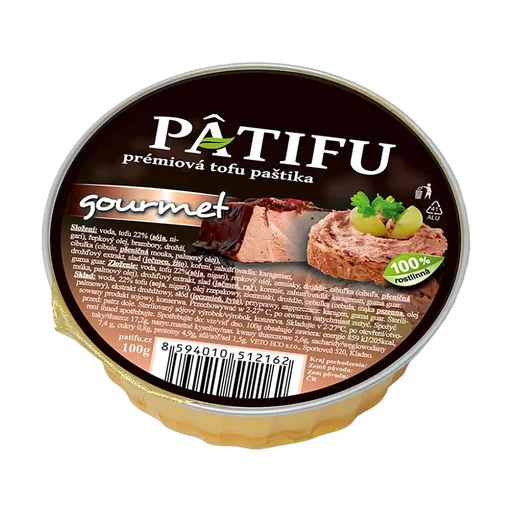 PATIFU ​​Prémiová tofu paštéta gourmet 100 g