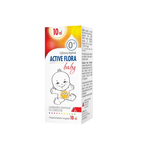 ACTIVE FLORA Baby 0+m probiotické kvapky 10 ml