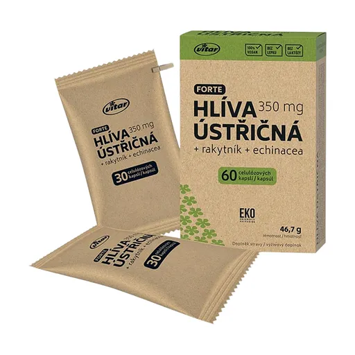 VITAR EKO Hliva ustricová + rakytník + echinacea 60 kapsúl