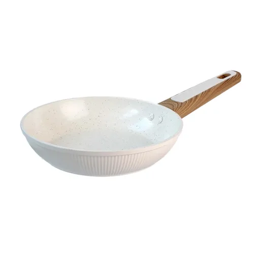 Panvica KITCHISIMO BIANCO 24cm nepriľnavý povrch