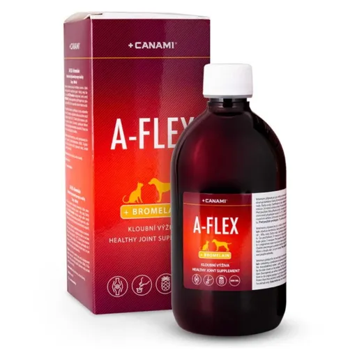 CANAMI A-Flex Bromelain pre psy a mačky 500 ml