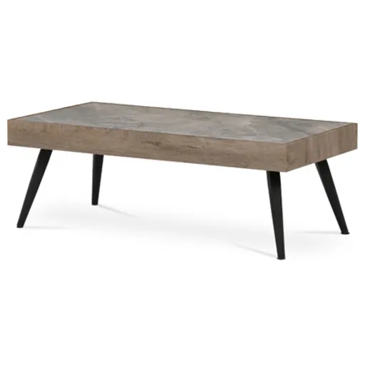 Konferenčný stolík Autronic 120x42 cm sivý keramika lesk AHG-281 GREY