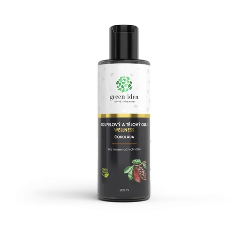 Čokoláda – kúpeľový a telový olej 200 ml – Green idea